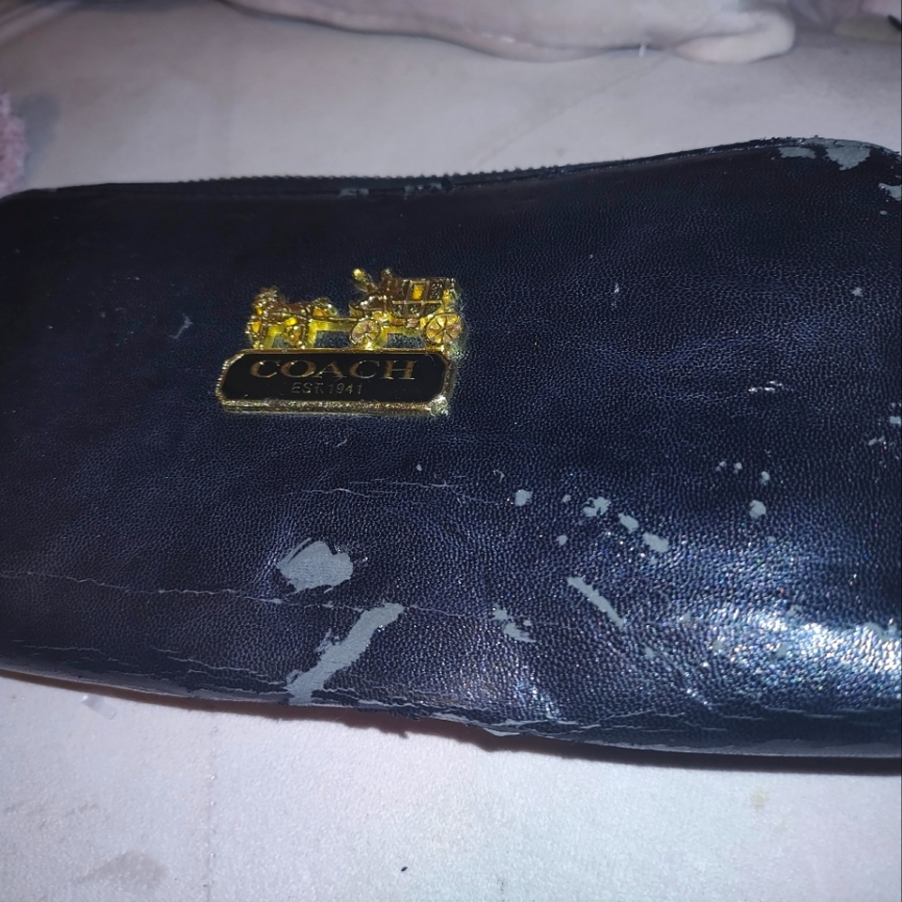 vintage coach lether wallet